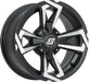 Riot Wheel 14x7 4/110 5+2 (+10mm) Blk/Machined SEDONA