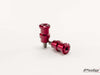 Swingarm Spools Hi Tech 8mm Red 2/Pk PUIG