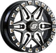 Split 6 Bdlk Wheel 15x6 4/137 5+1 (+38mm) Blk/Machined SEDONA